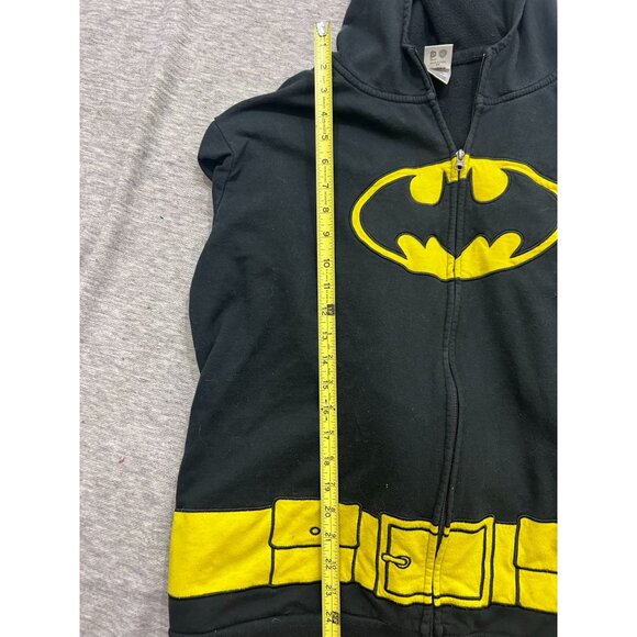 Batman DC Comics Hooded Jacket  Men's Size XL Full Zip Long Sleeve Outdoor Black - Picture 8 of 9